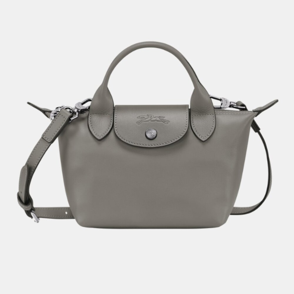 NEW Longchamp Le Pliage Xtra XS Handbag Leather in Turtledove - Picture 2 of 12